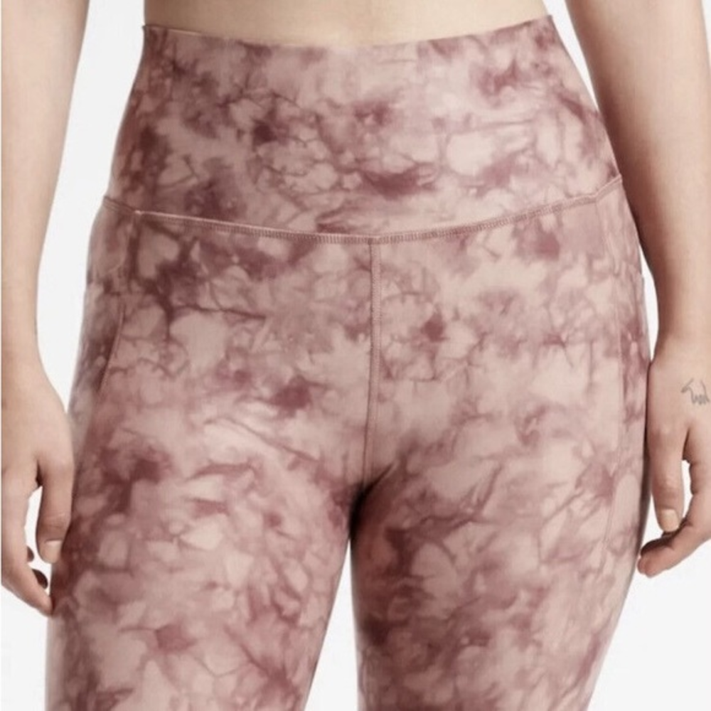 Athleta Salutation Stash Pocket‎ II Printed 7/8 Tight Riptide Palermo 2X